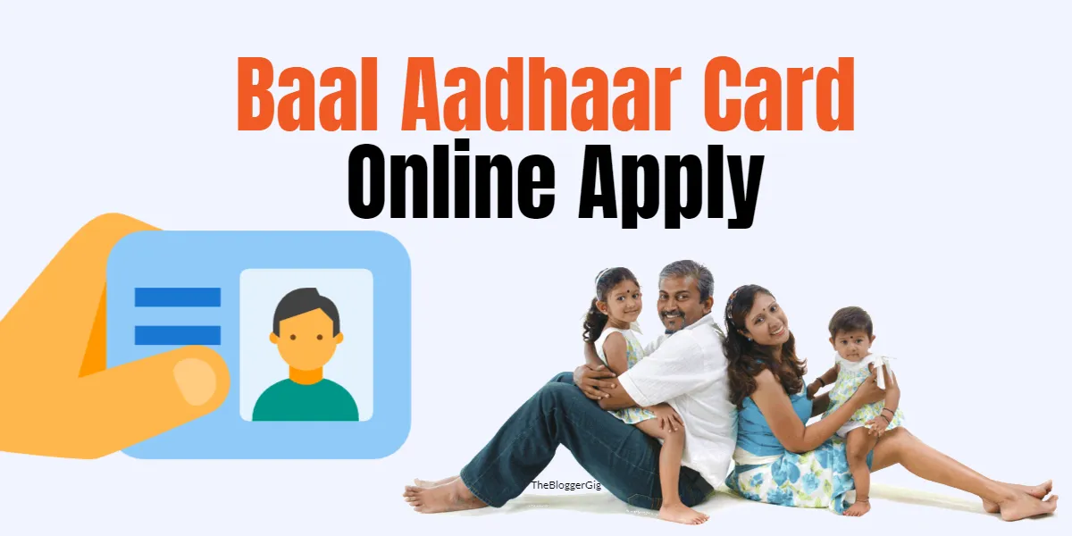 Baal Aadhaar Card Online Apply Baal Aadhaar Card Online Apply